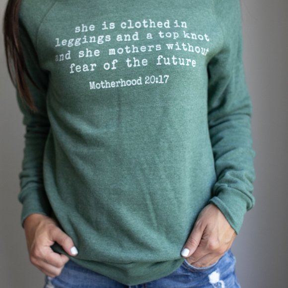 Graphic crew neck sweater/fleece - Picture 3 of 4